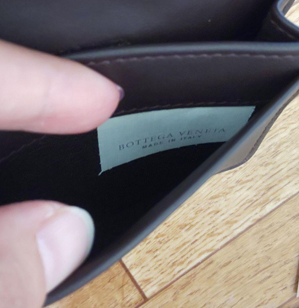 BOTTEGA VENETA ダークブラウン 名刺入れ