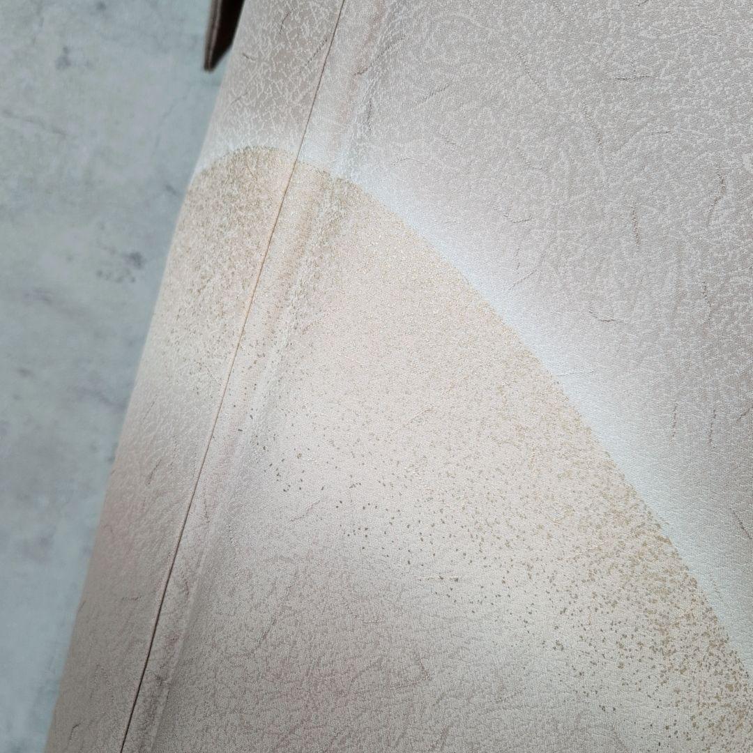 訪問着　フルセット　着物　正絹　金彩加工　おしとやか　シンプル　F8