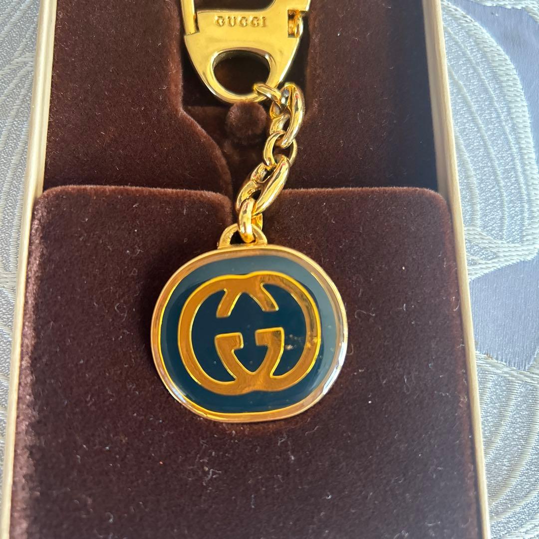 未使用訳あり GUCCI グッチ インターロッキングＷＧ キーリング