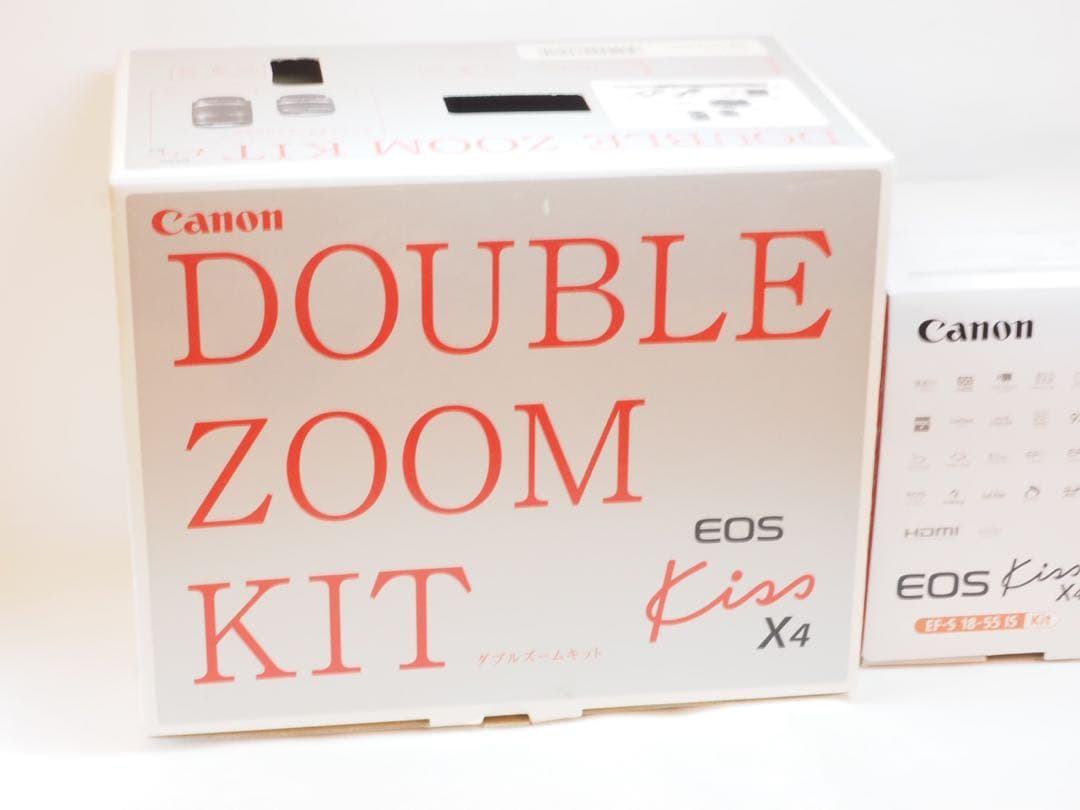 【美品】スマホへ転送も可能⭐️一眼の入門機キャノンKissX4ダブルレンズセット