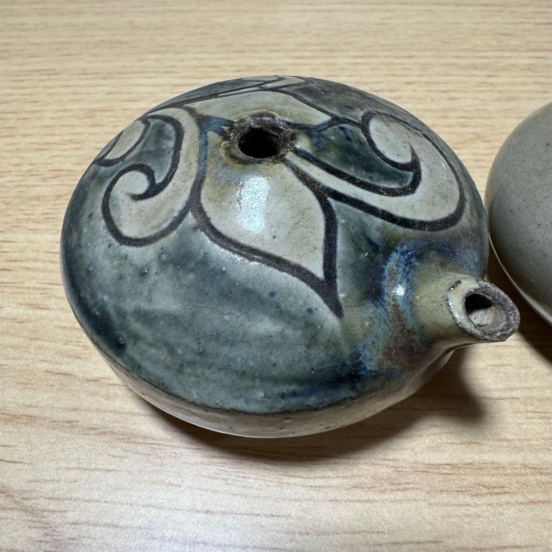 水滴　陶器　沖縄工芸品？