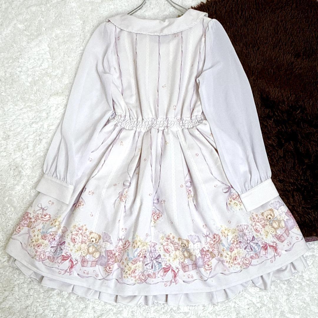 希少✨ LIZ LISA リズリサ クマ ラッピング フラワー ワンピース 熊