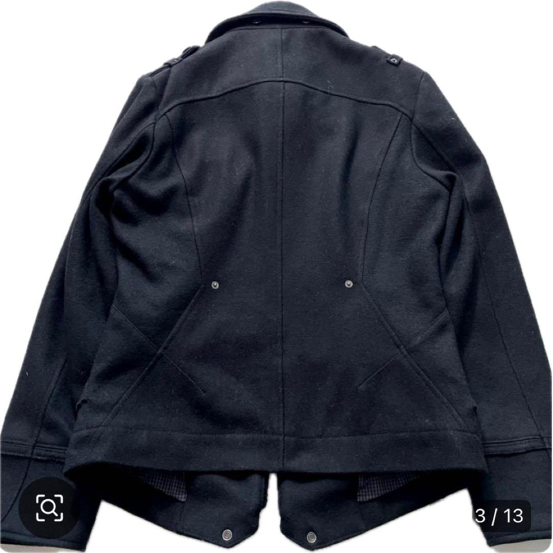 PPFM　金ボタン ナポレオンジャケット pコート y2k ブラック S