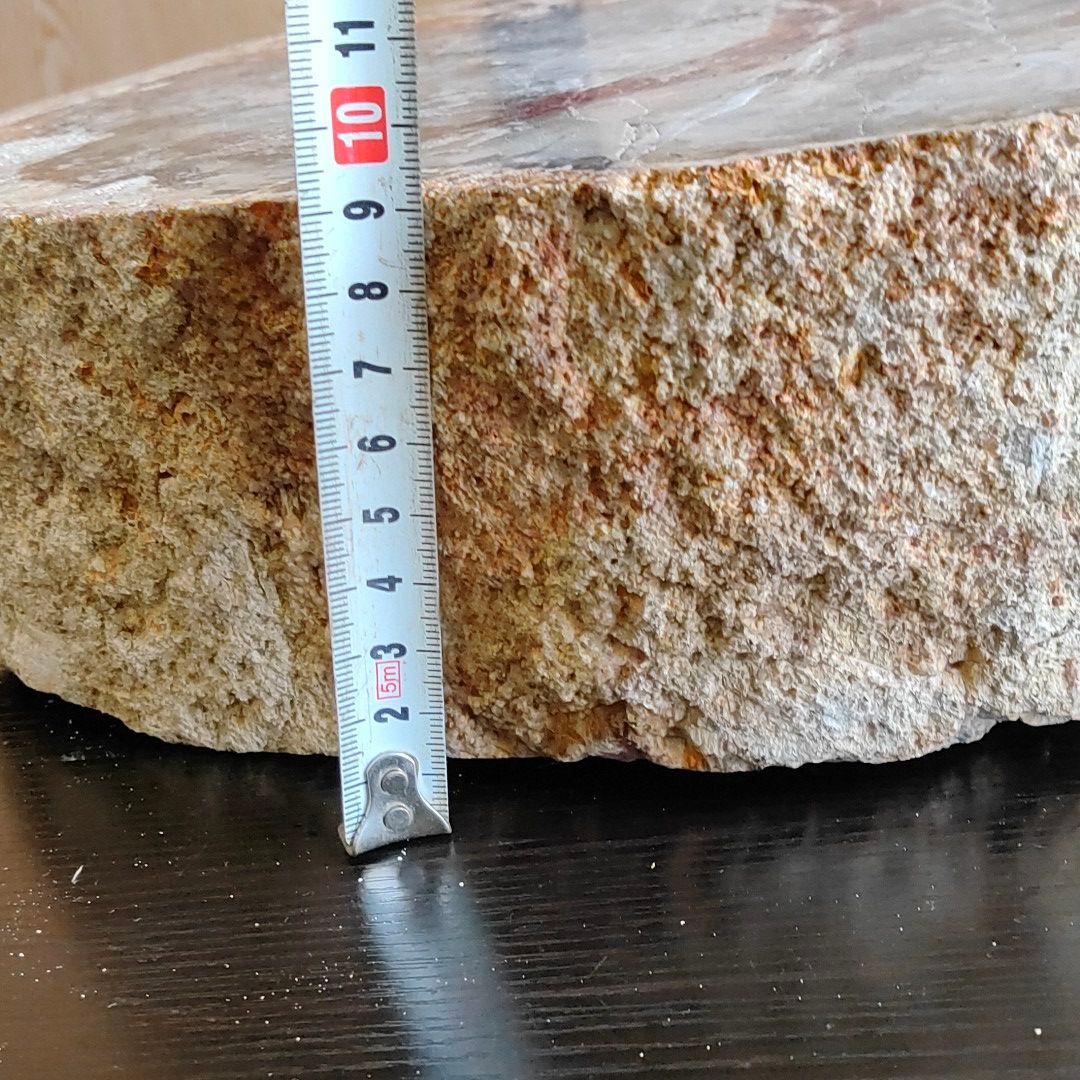 超特大の珪化木の化石です。