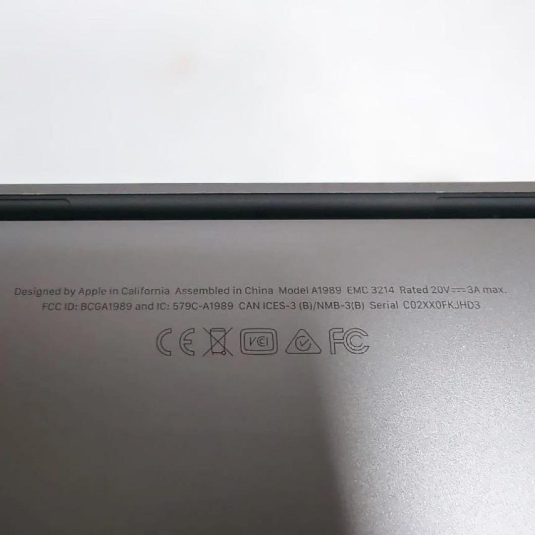 A*b様 A1989 MacBook Pro 2018 i7 16GB