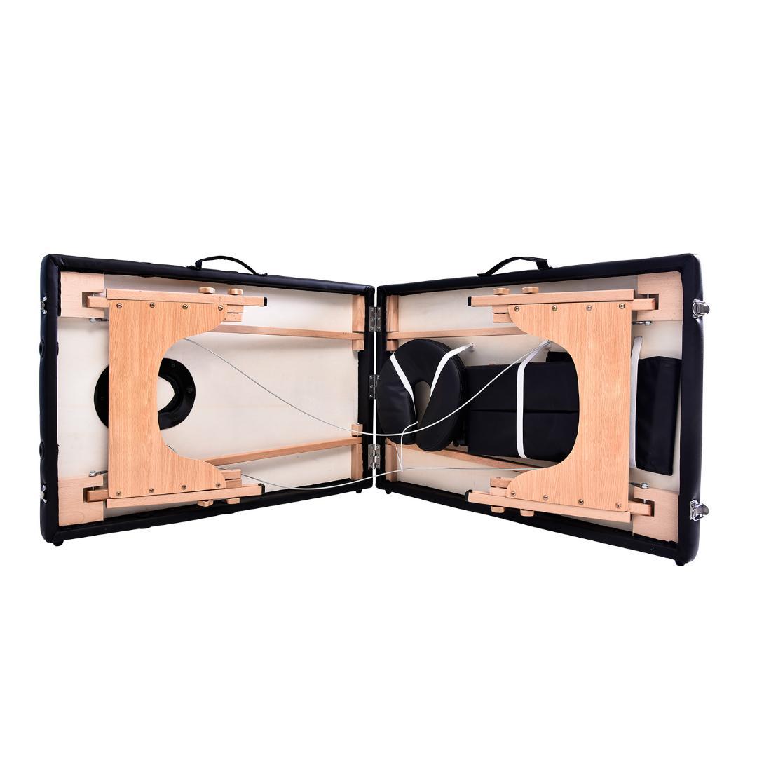 アイボリーマッサージベッド 折りたたみ コンパクト超軽量エステベッドマッサージ台