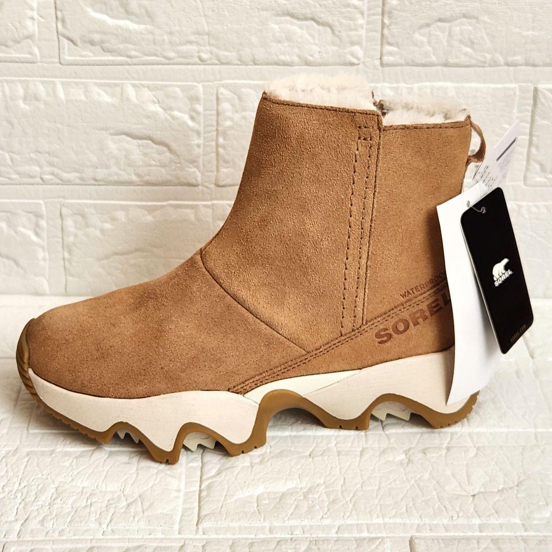 SOREL❣️キネティックインパクト ショートブーツ キャメル 23cm