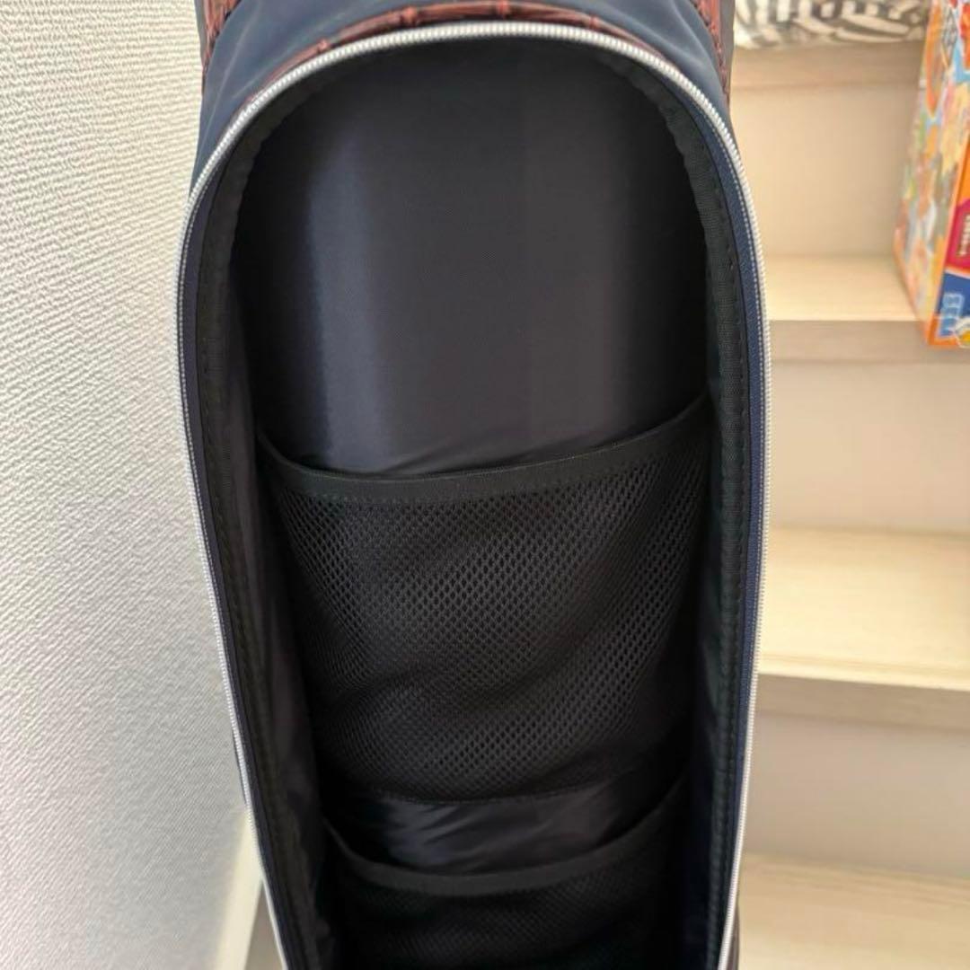 BOLSA ネイビー クロコダイル風 ゴルフバッグ　キャディバッグ