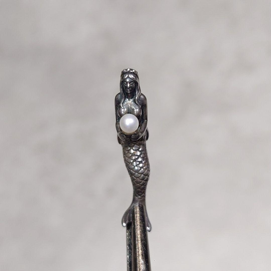 JUSTIN DAVIS マーメイドピアス 両耳 パールダイヤ 人魚 925