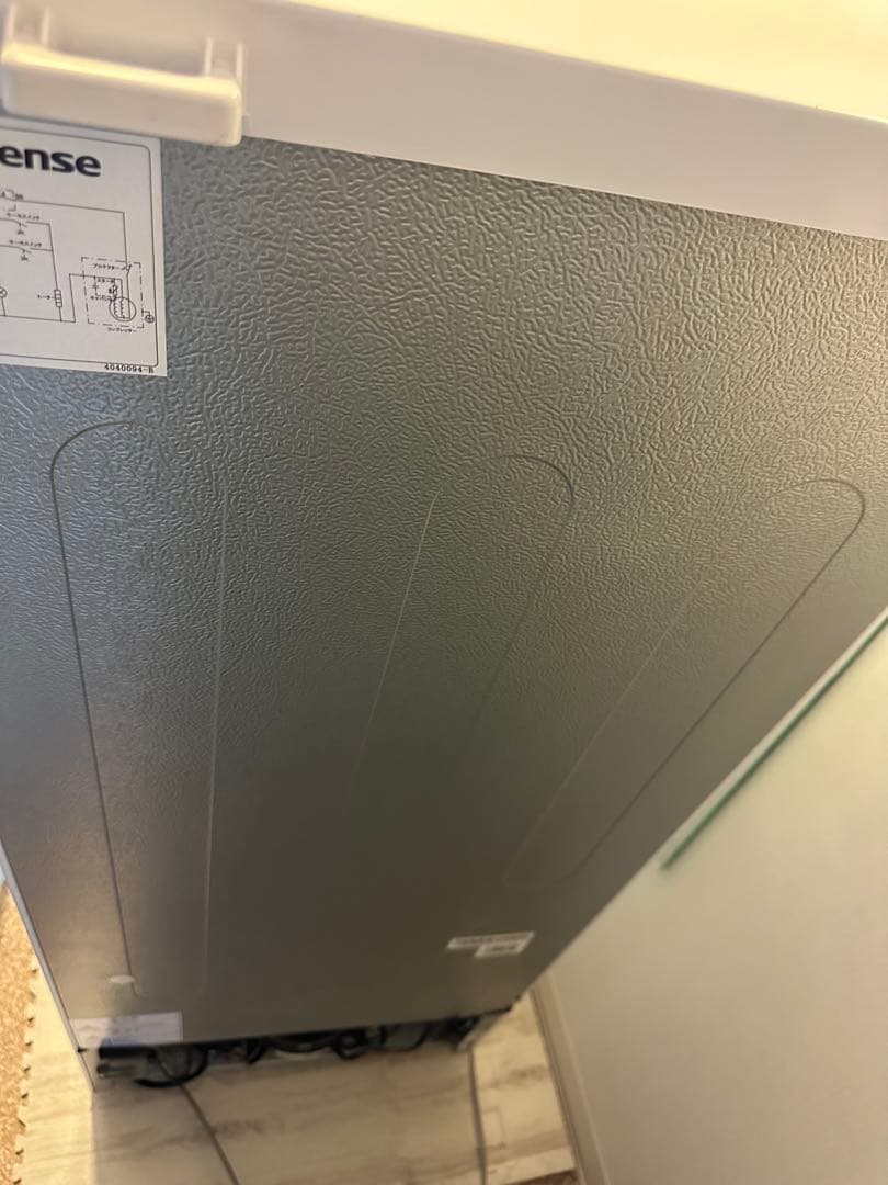 送料込み‼️2021年製ハイセンス120L ノンフロン冷蔵庫 HR-B1201