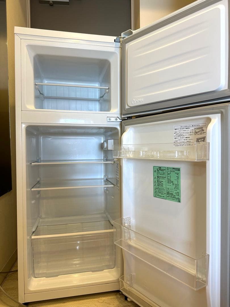 送料込み‼️2021年製ハイセンス120L ノンフロン冷蔵庫 HR-B1201