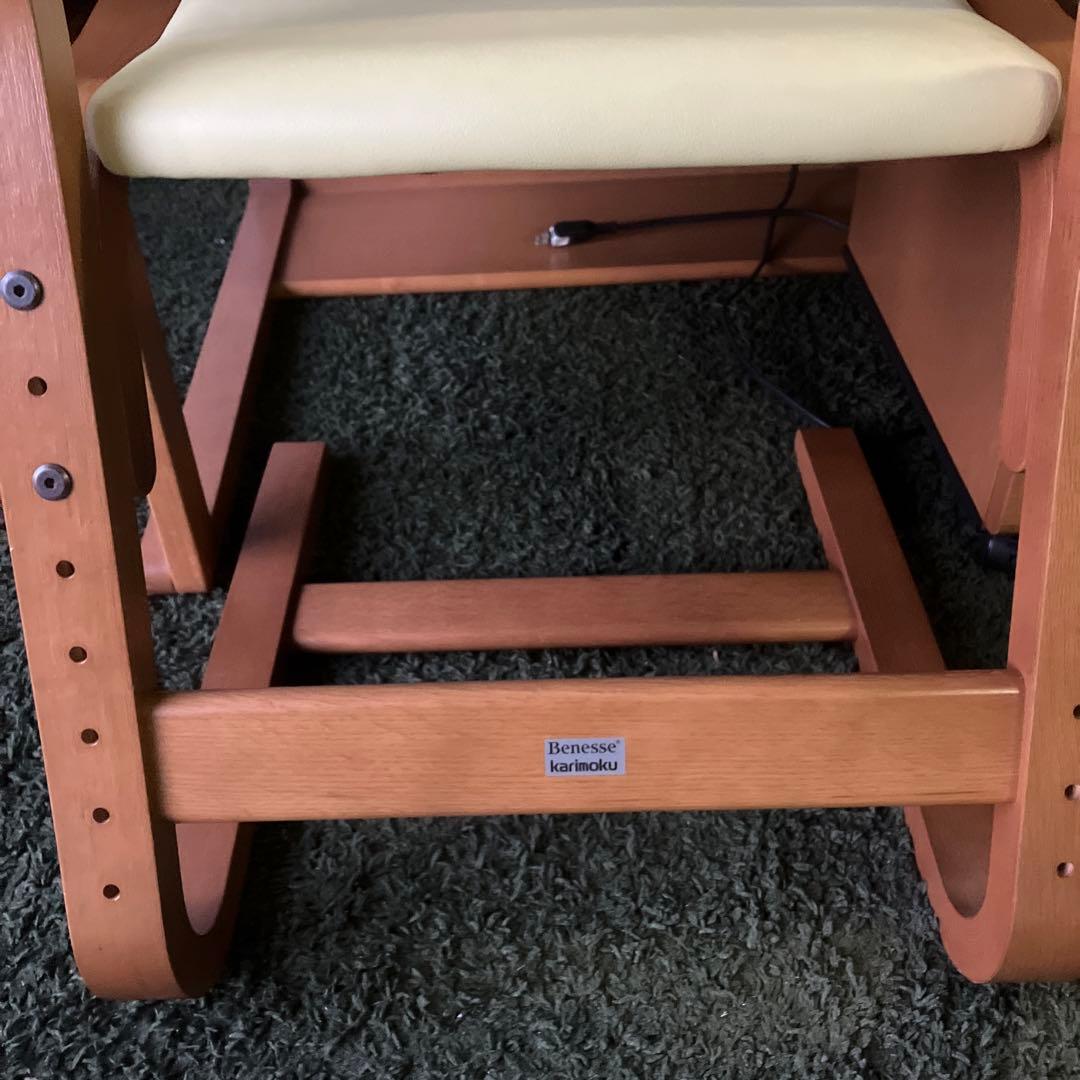 Benesse Karimoku 学びデスク　チェア　シェルフ　セット