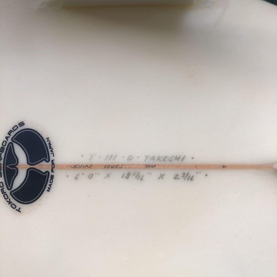 tokoro surfboards トコロサーフボード 6'0 モデル6 SSJ