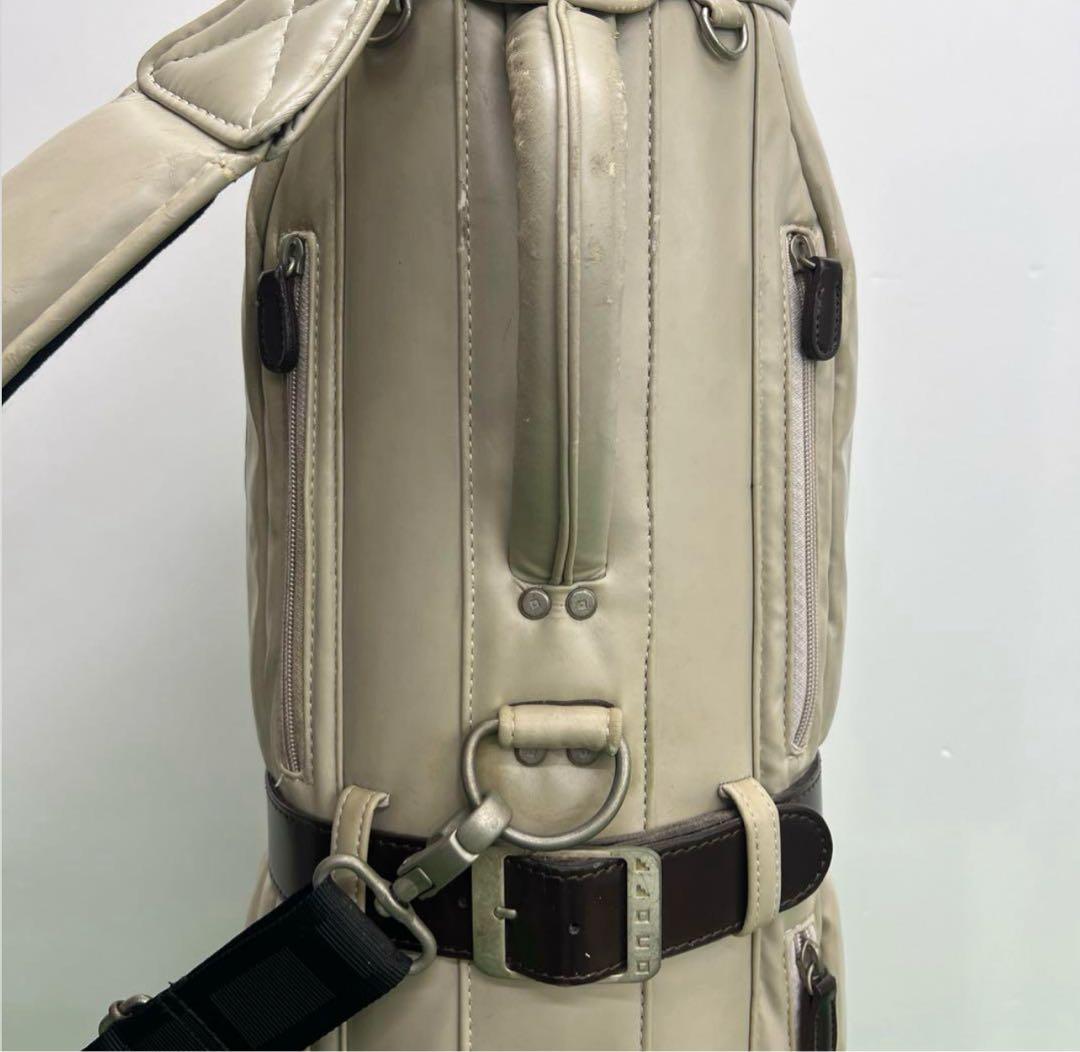 ONOFF キャディバッグ　アイボリー　　9インチ