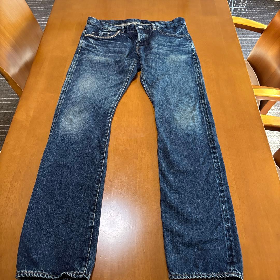 HYSTERIC GLAMOUR W34 インディゴスキニー　ダメージジーンズ