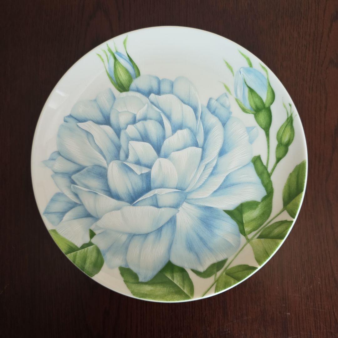 【未使用】TAITU 薔薇4色プレートセット