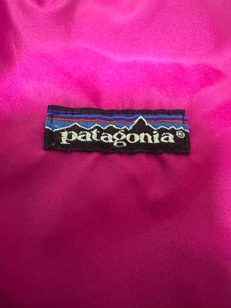 M*u様 80s USA製 Patagonia シェルドシンチラ ピンク 三角タ