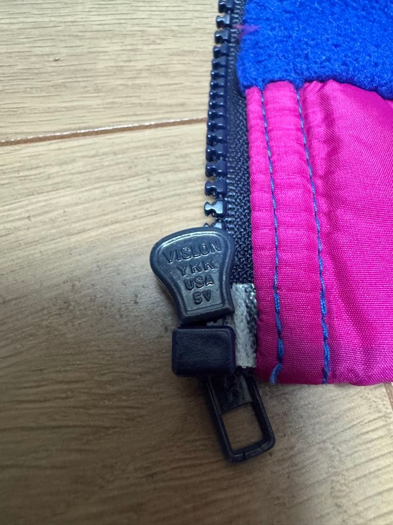 M*u様 80s USA製 Patagonia シェルドシンチラ ピンク 三角タ