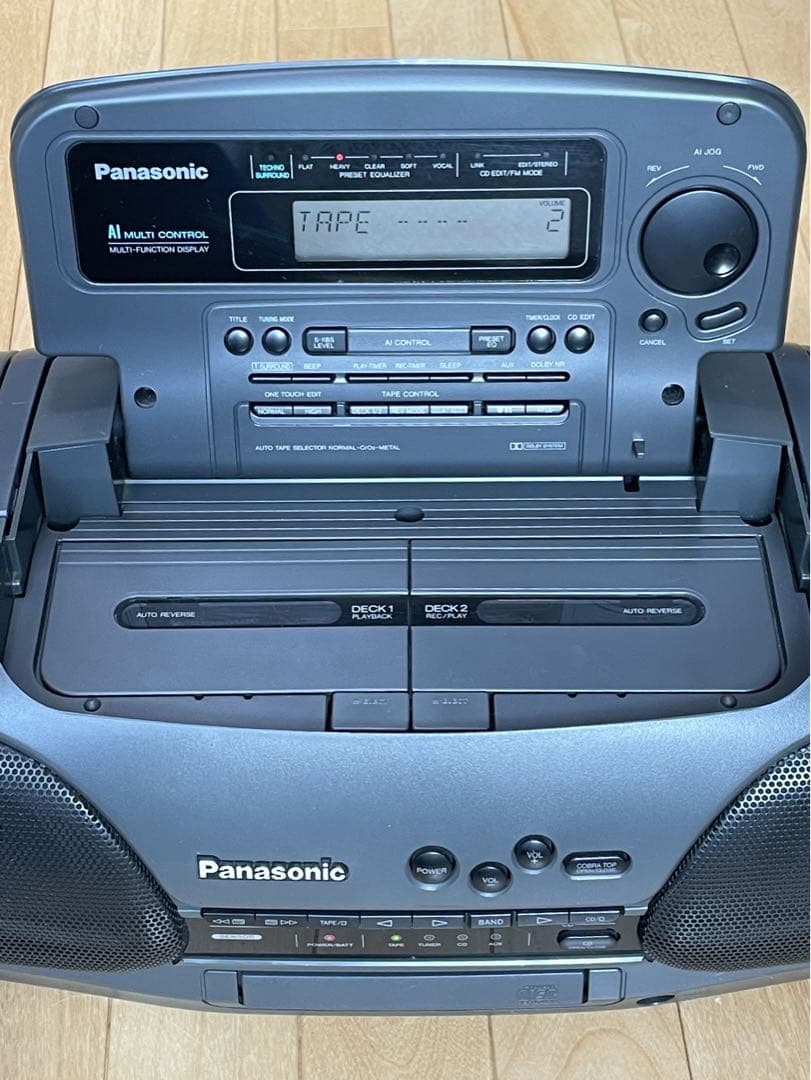 Panasonic CDラジカセRX-DT707コブラトップ リモコン付