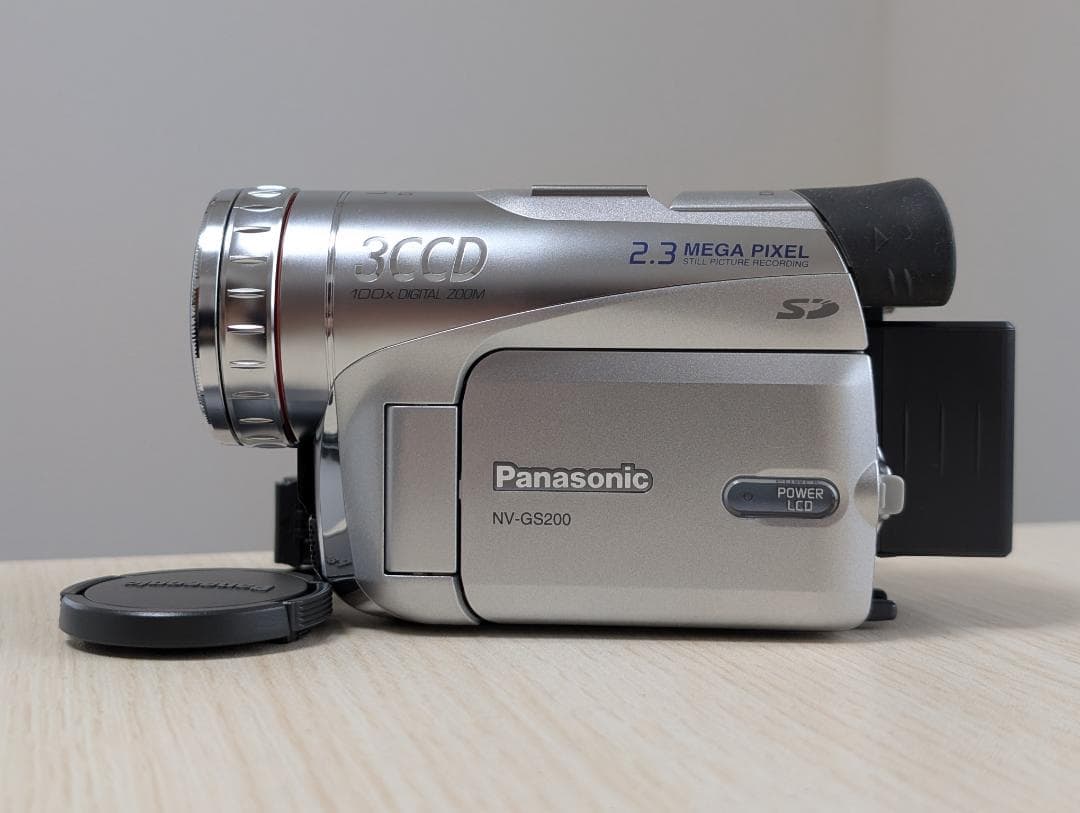 Panasonic NV-GS200 miniDVビデオカメラ ダビングに