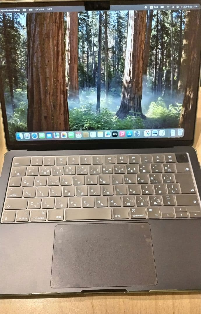 MacBook Air M2 13.6インチ　ミッドナイト