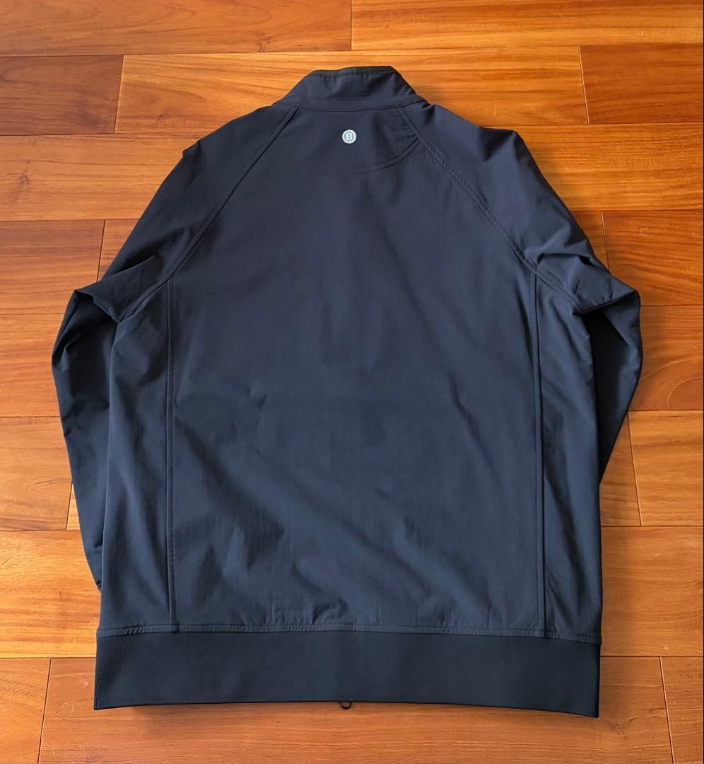24AW ブリーフィングゴルフストームフリースブルゾン黒M