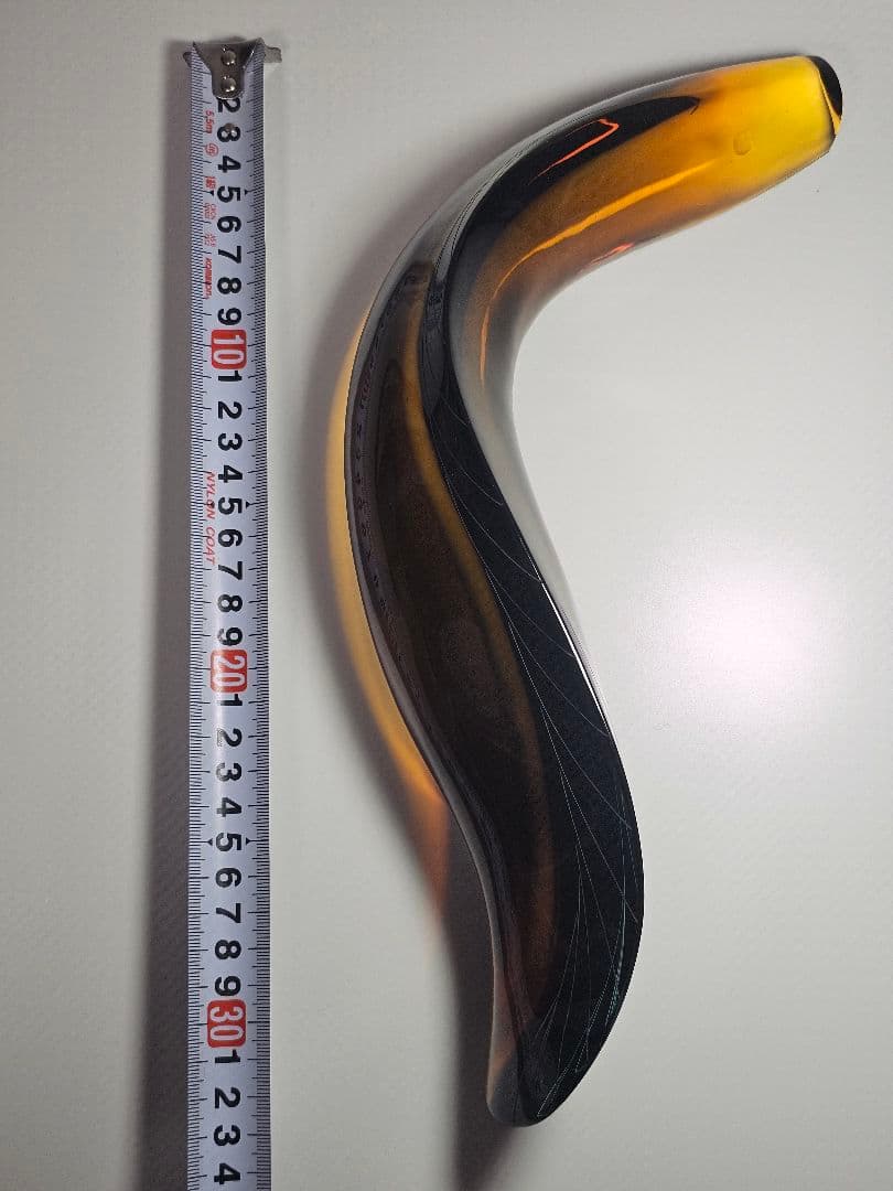 チェコスロバキア EXBOR 魚 インテリア★置物 ガラス製 全長33cm