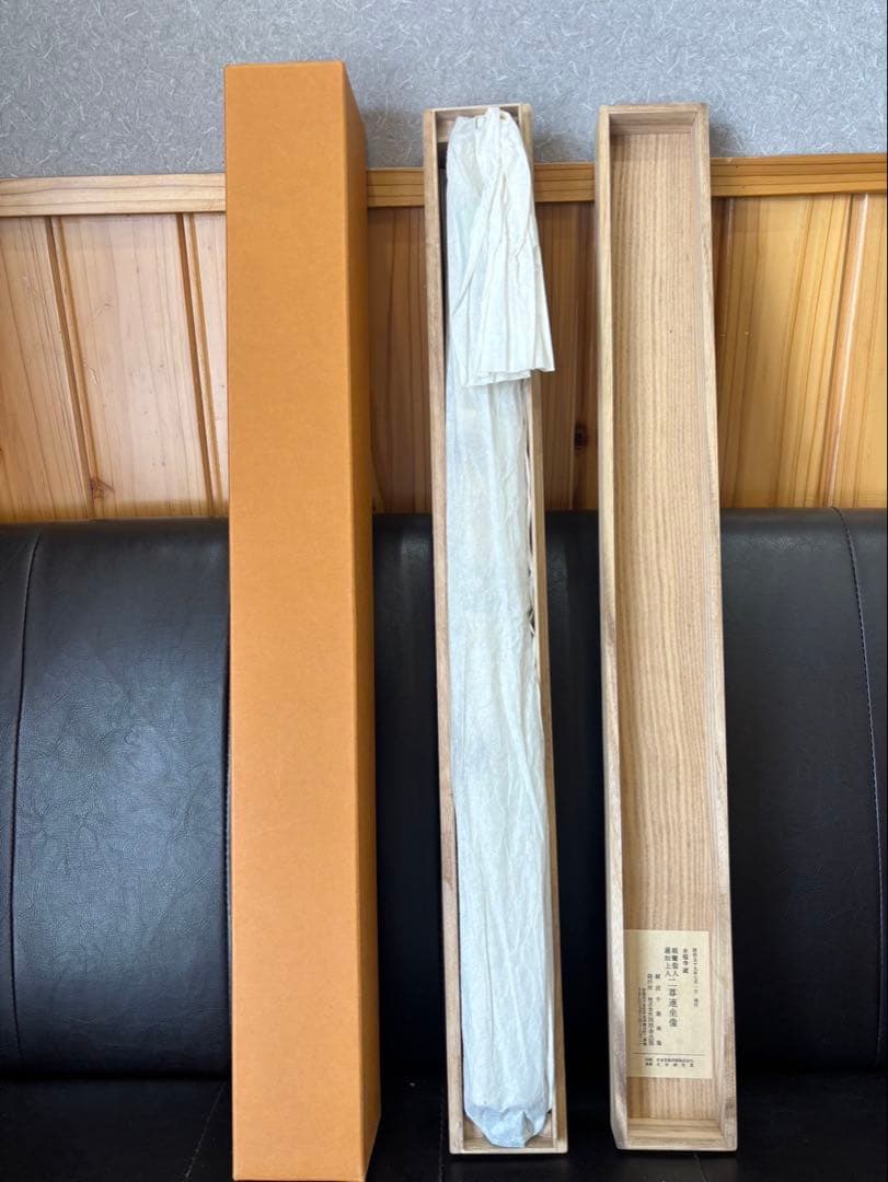 【 掛軸 / 親鷲聖人 蓮如上人 】二尊連坐像 巻物 骨董品