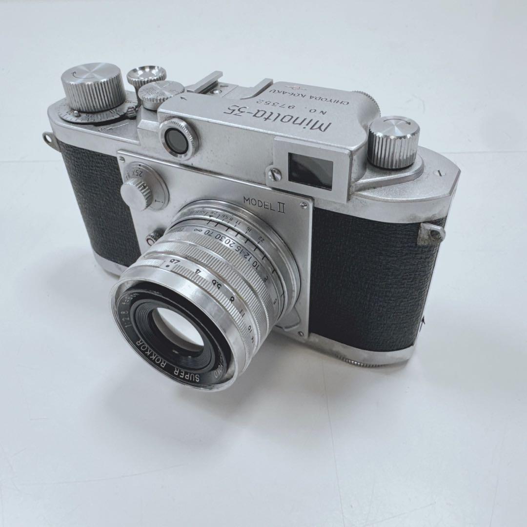 k1676 Minolta 35 Model II フィルムカメラ　ジャンク品