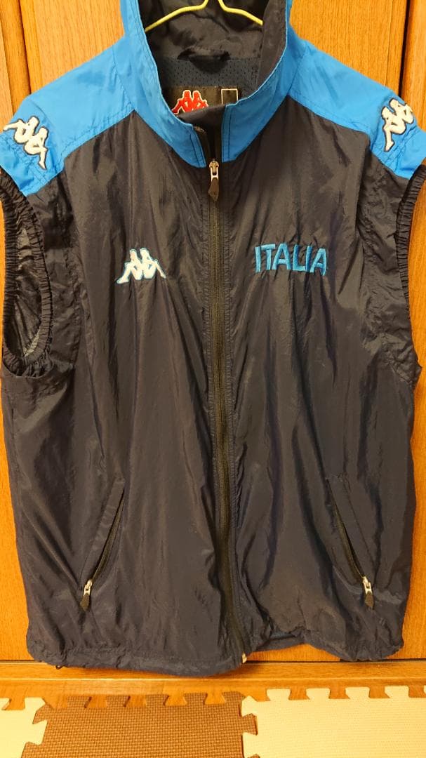 Kappa イタリア代表 ピステ ウィンドブレーカー ネイビー