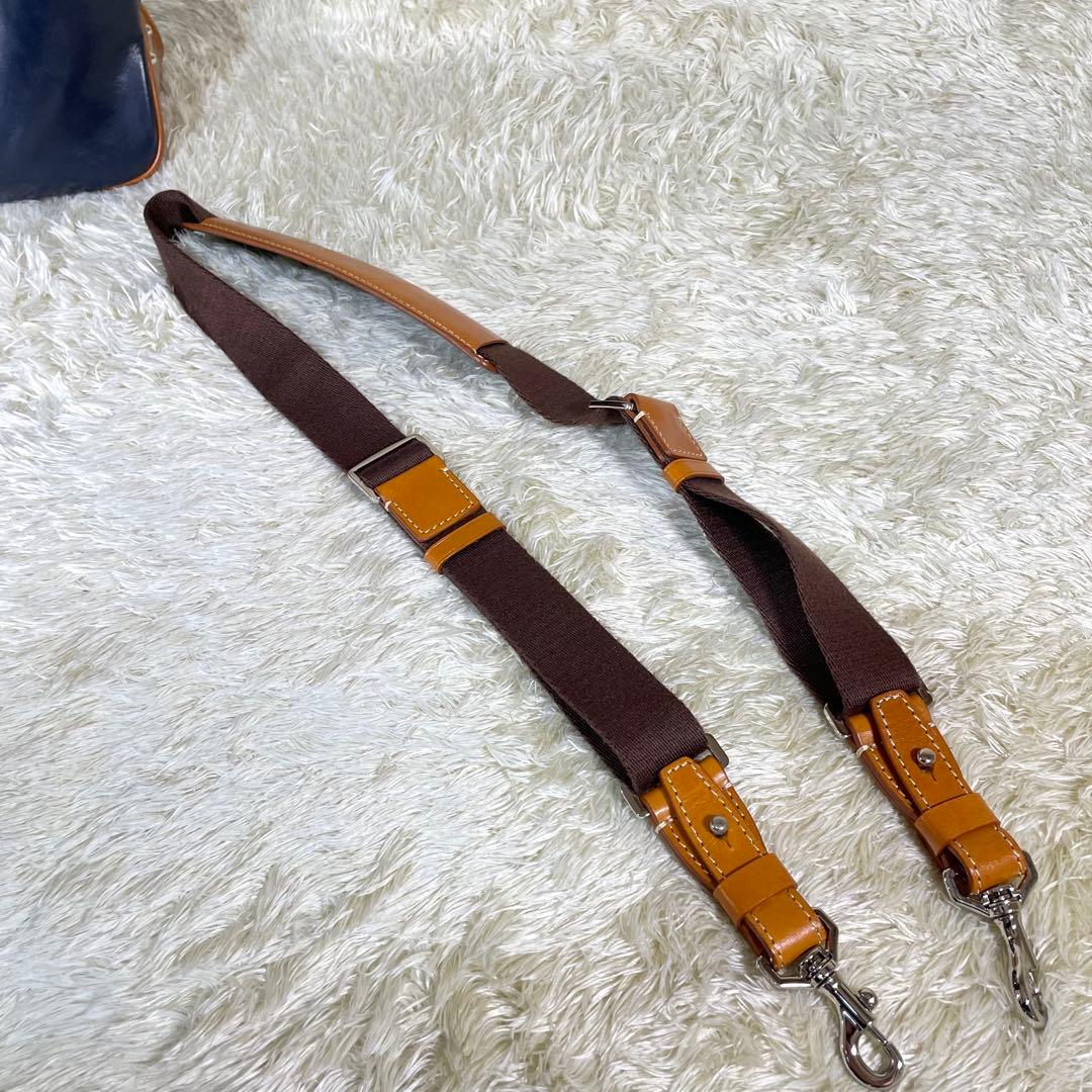 定番❗️キーファーノイ ブリーフケース ネイビー 2way A4 イタリアンレザー