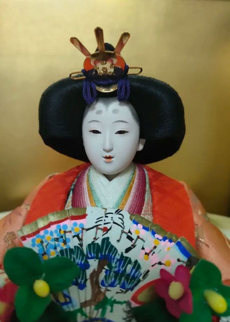 直前週末お値下げ逸品 おひな様 ひな祭り 久月 親王飾り綺麗なお顔 平安光義作