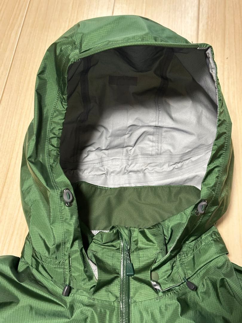 モンベル　ストームクルーザー　デタッチャブルフード　ゴアテックス　緑 L