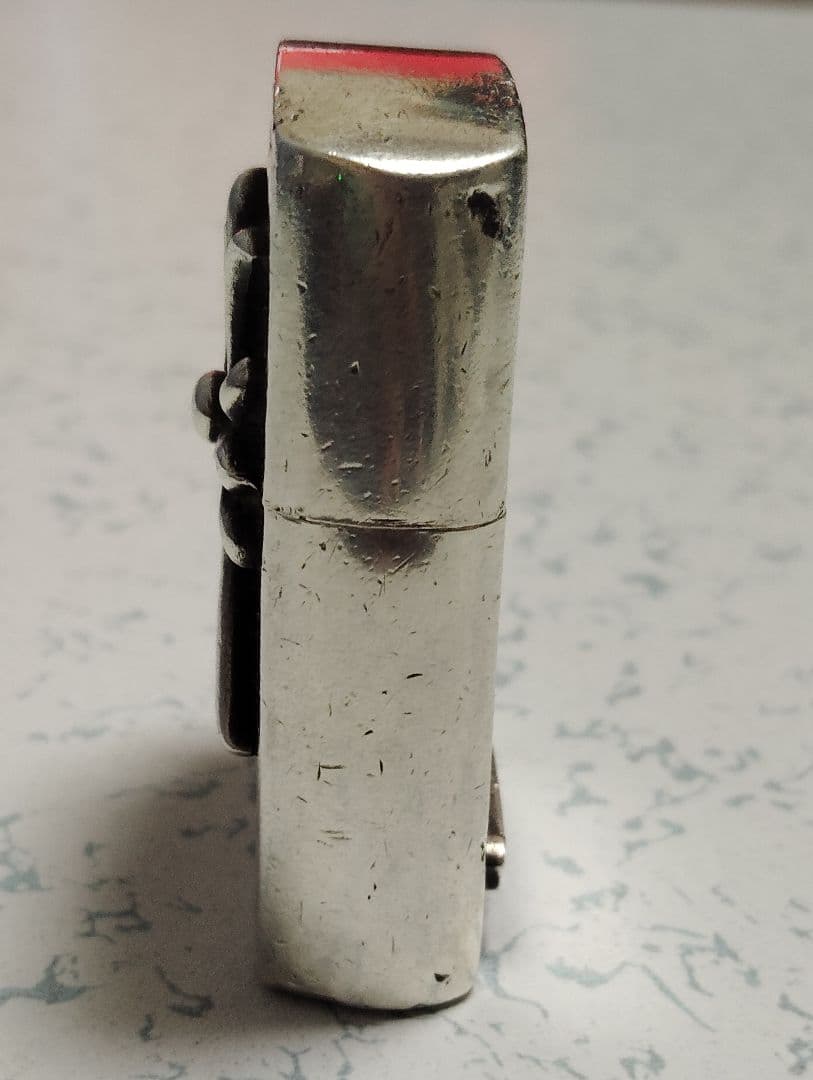 marublow クロスモチーフジッポオイルライター、スターリングシルバー