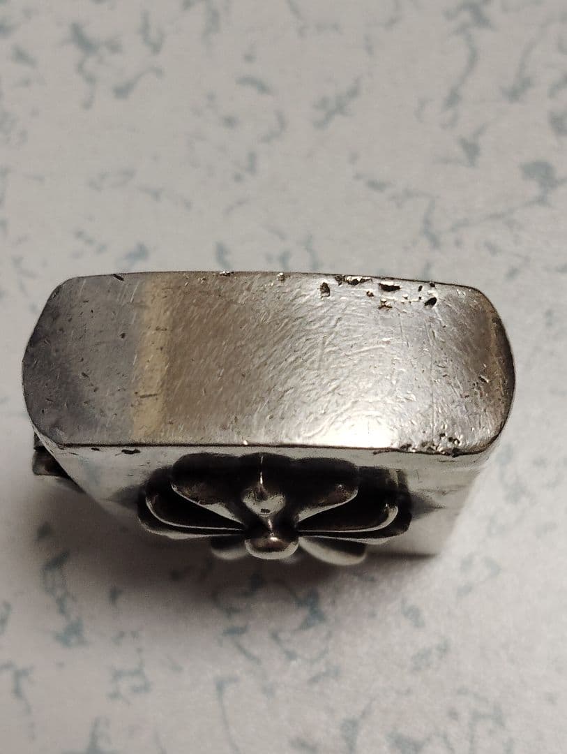 marublow クロスモチーフジッポオイルライター、スターリングシルバー