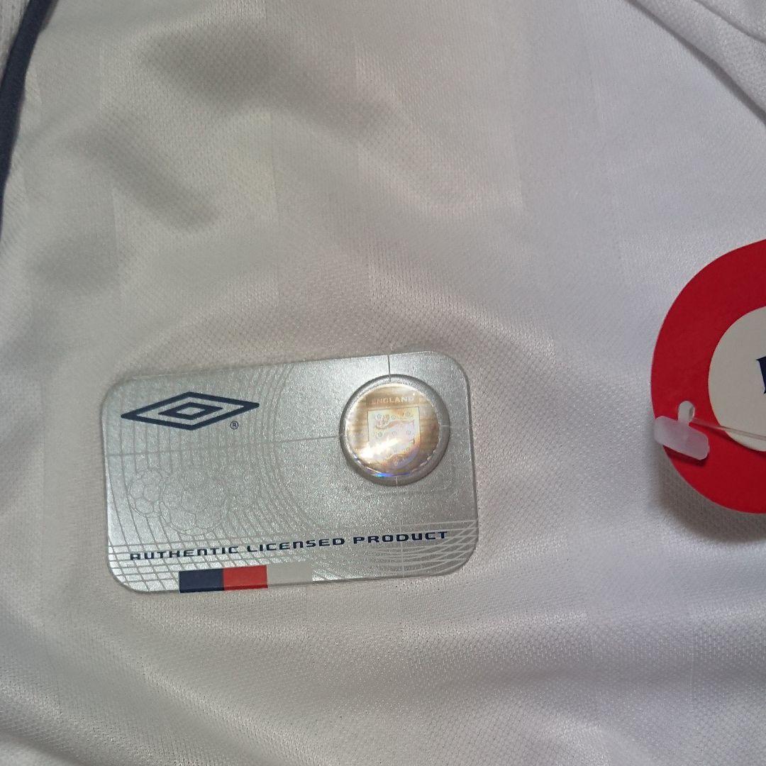 『新品・長袖・2002日韓大会ロゴ入り』ベッカム (準々決勝ブラジル戦の日付)