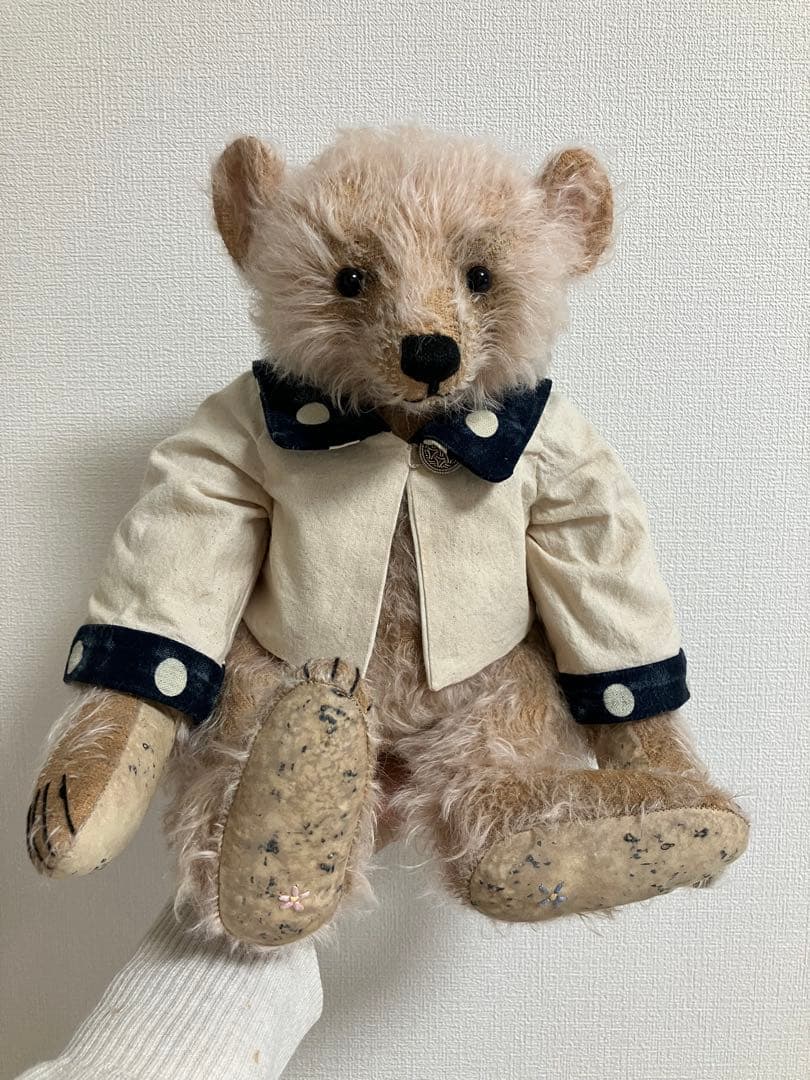 【キウイ】フォーゲットミーノット　テディベア 作家　アーティストベア