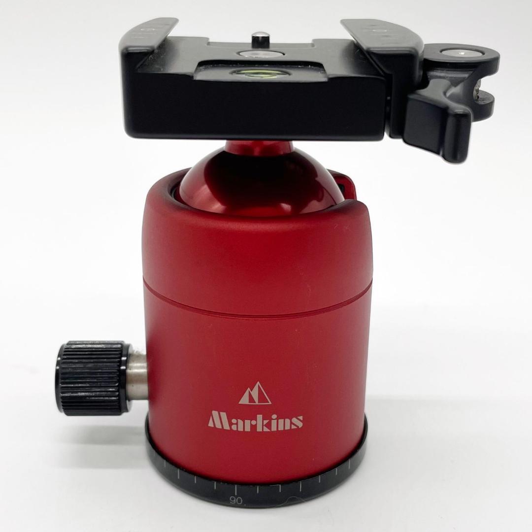 ■マーキンス Q3iTRQ-RD レバーシュー 自由雲台 ワインレッド