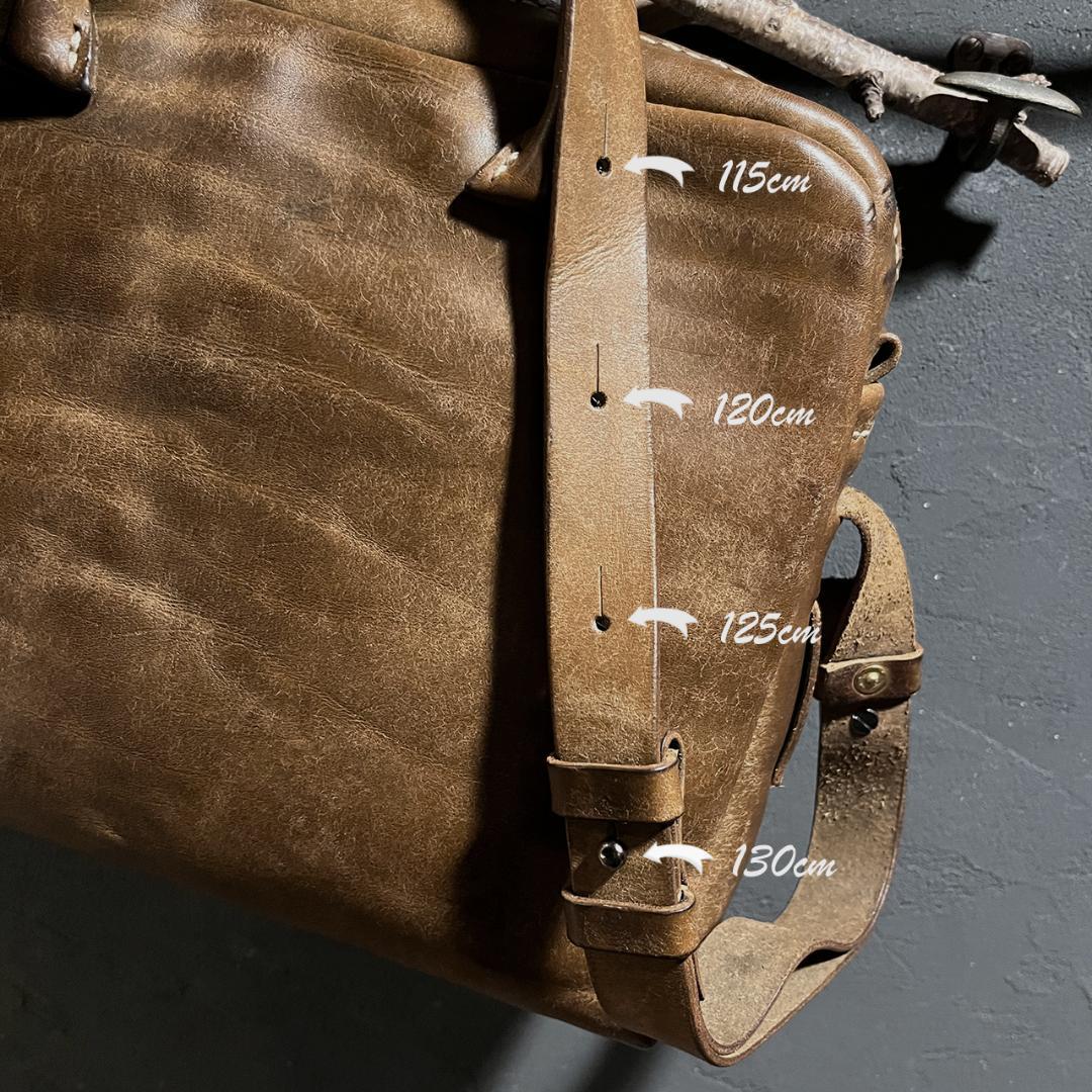 【USED】プエブロレザーのショルダーバッグ 本革 虎目 一点物 #283