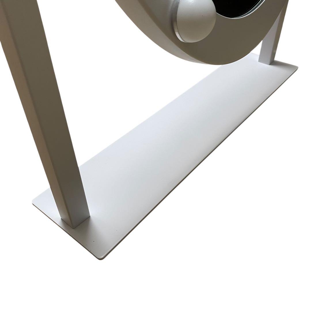 【美品】Francfranc フッツェハリウッドミラーラウンドLホワイト