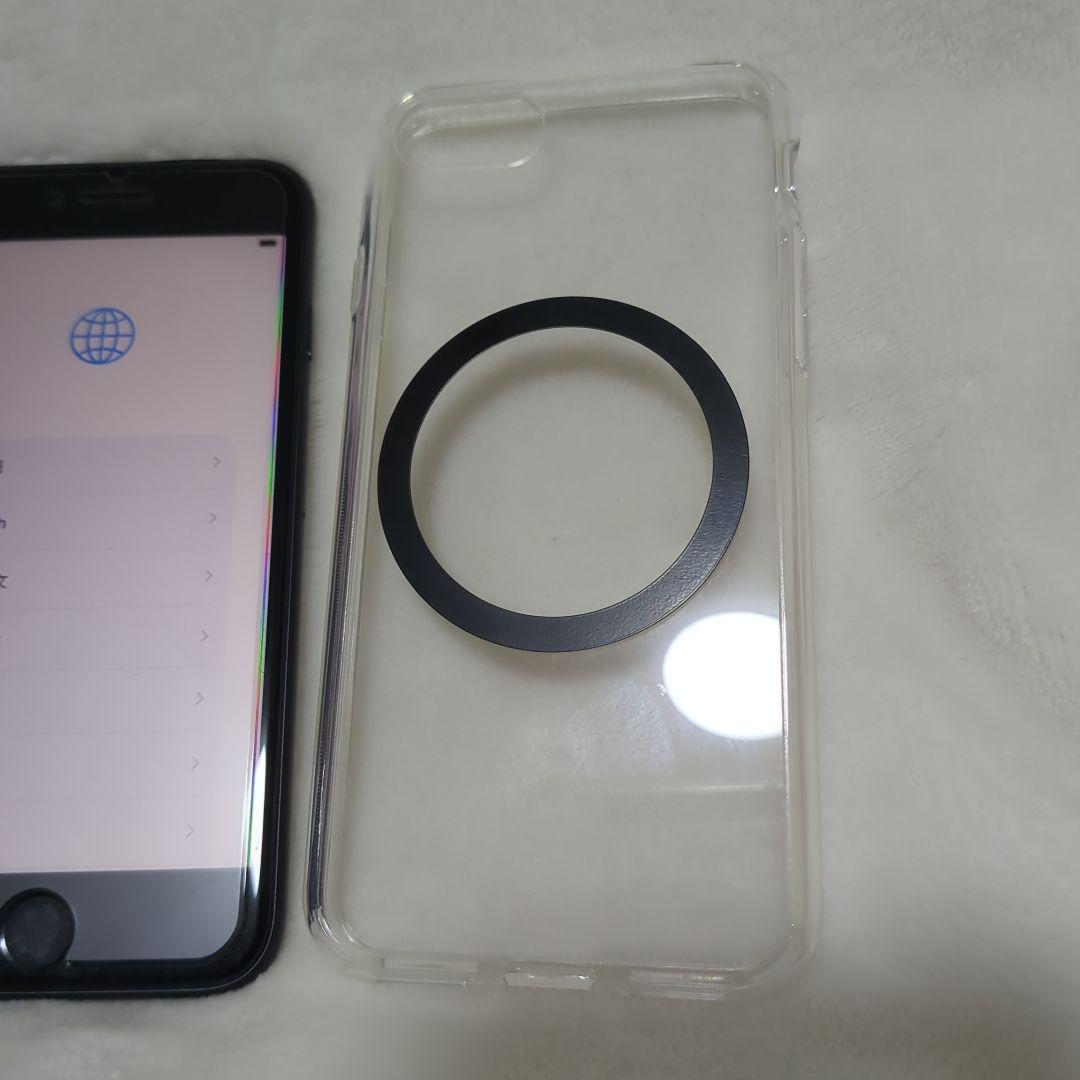 iPhone SE2 64GB ブラック SIMフリー ケース2つ付き