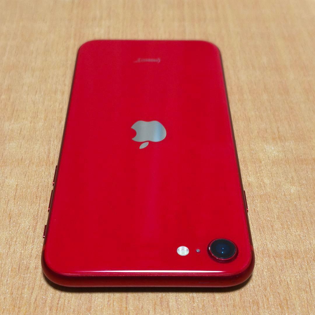 バッテリー100% SIMフリー iPhone SE2 128GB レッド