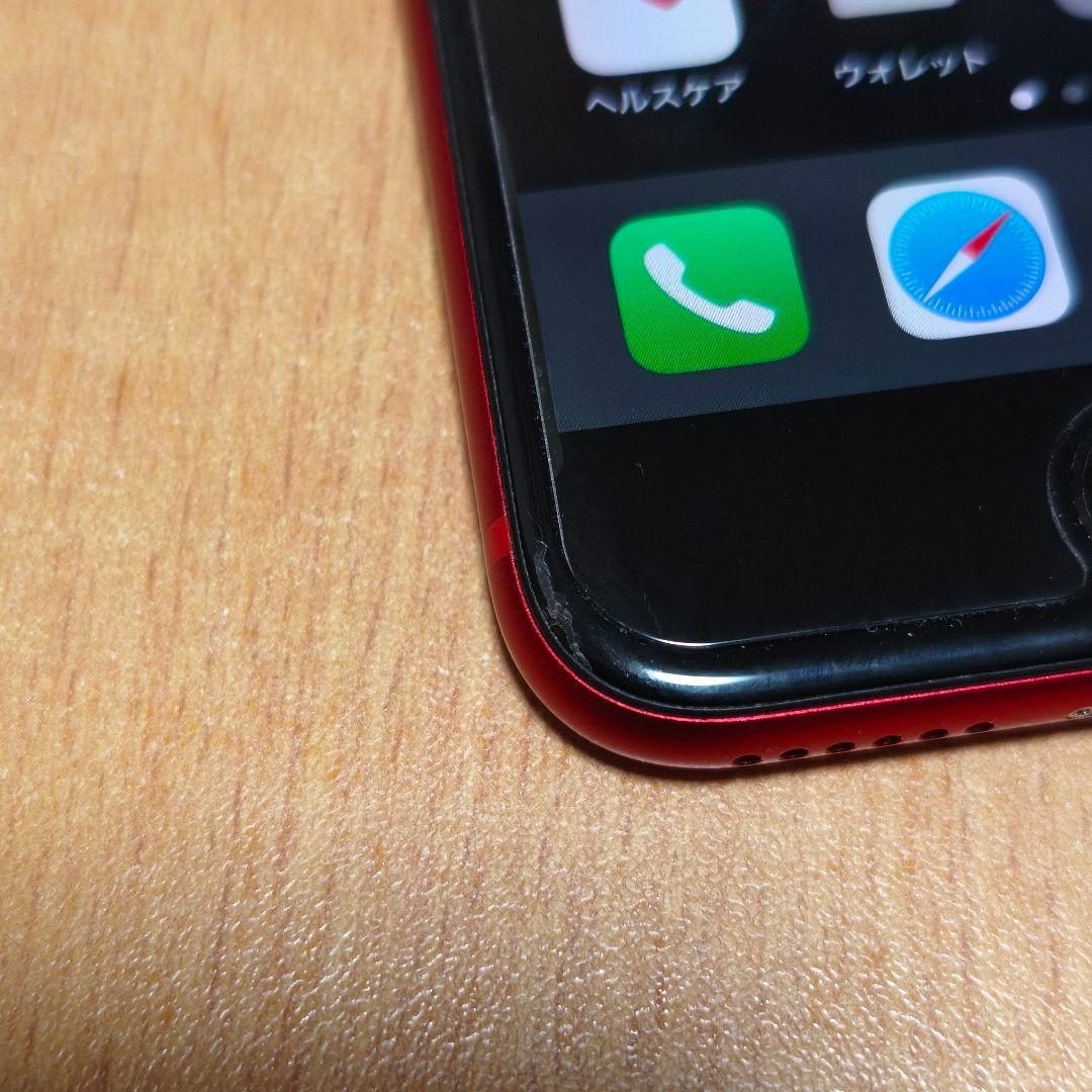 バッテリー100% SIMフリー iPhone SE2 128GB レッド