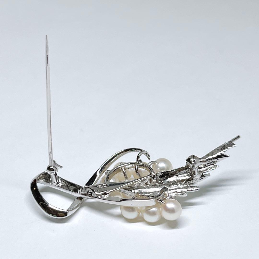 極美品✨MIKIMOTO ミキモト パール ブローチ　コサージュ