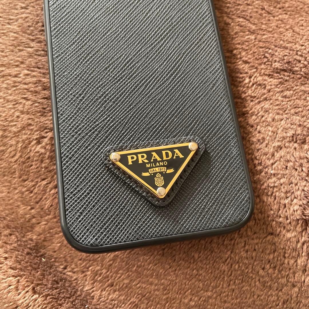 PRADA プラダ　サフィアーノ　iPhone12mini レザーケース