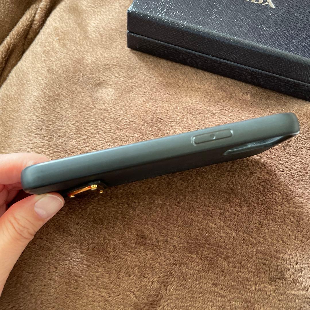 PRADA プラダ　サフィアーノ　iPhone12mini レザーケース