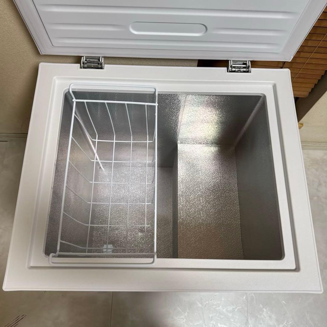 ほぼ未使用 YAMAZEN 冷凍庫 66L 静音 省エネ 温度調節7段階