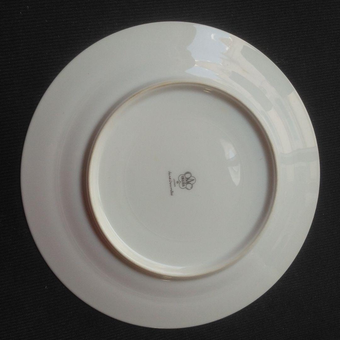 大倉陶園　金縁　皿　6枚　手描き　オークラチャイナ　OKURA　ハンドペイント