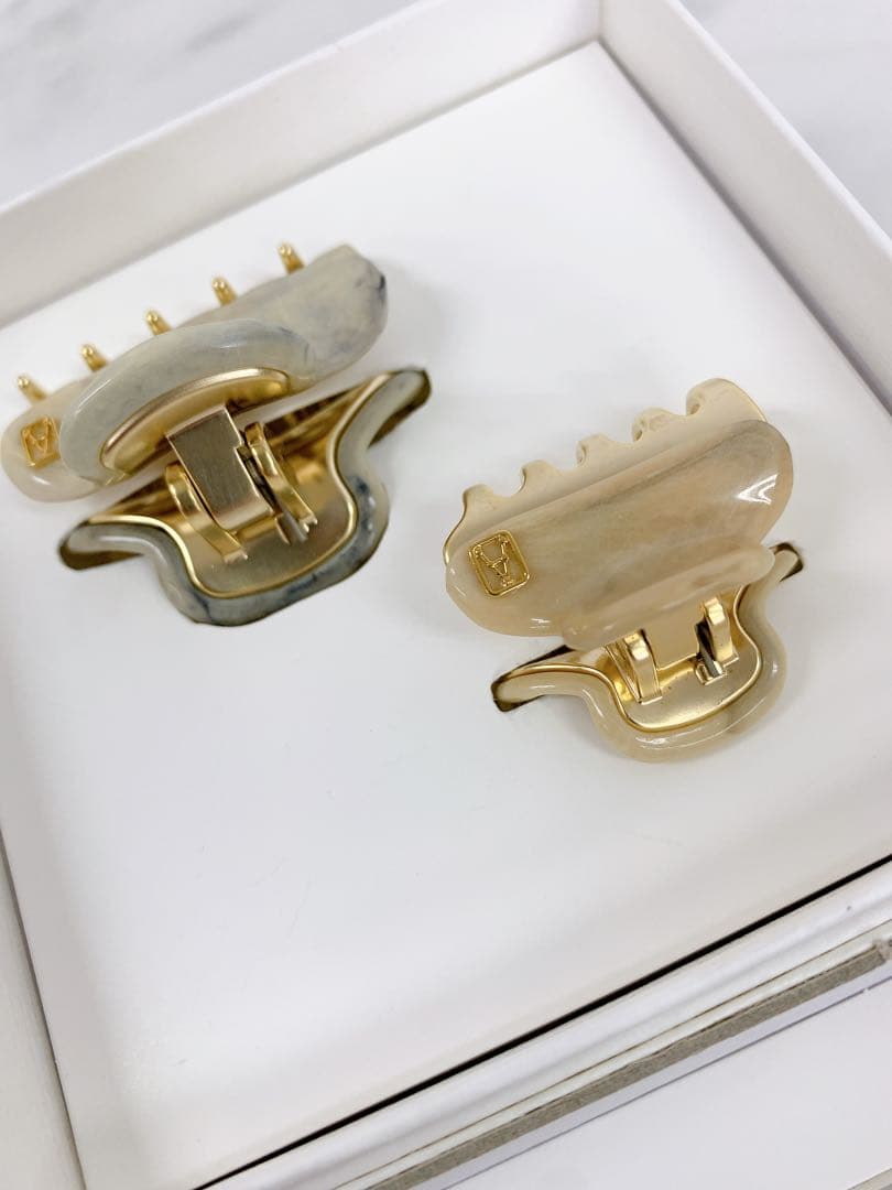 ＊【新品未使用】ALEXANDRE DE PARIS ヘアクリップ 2個セット