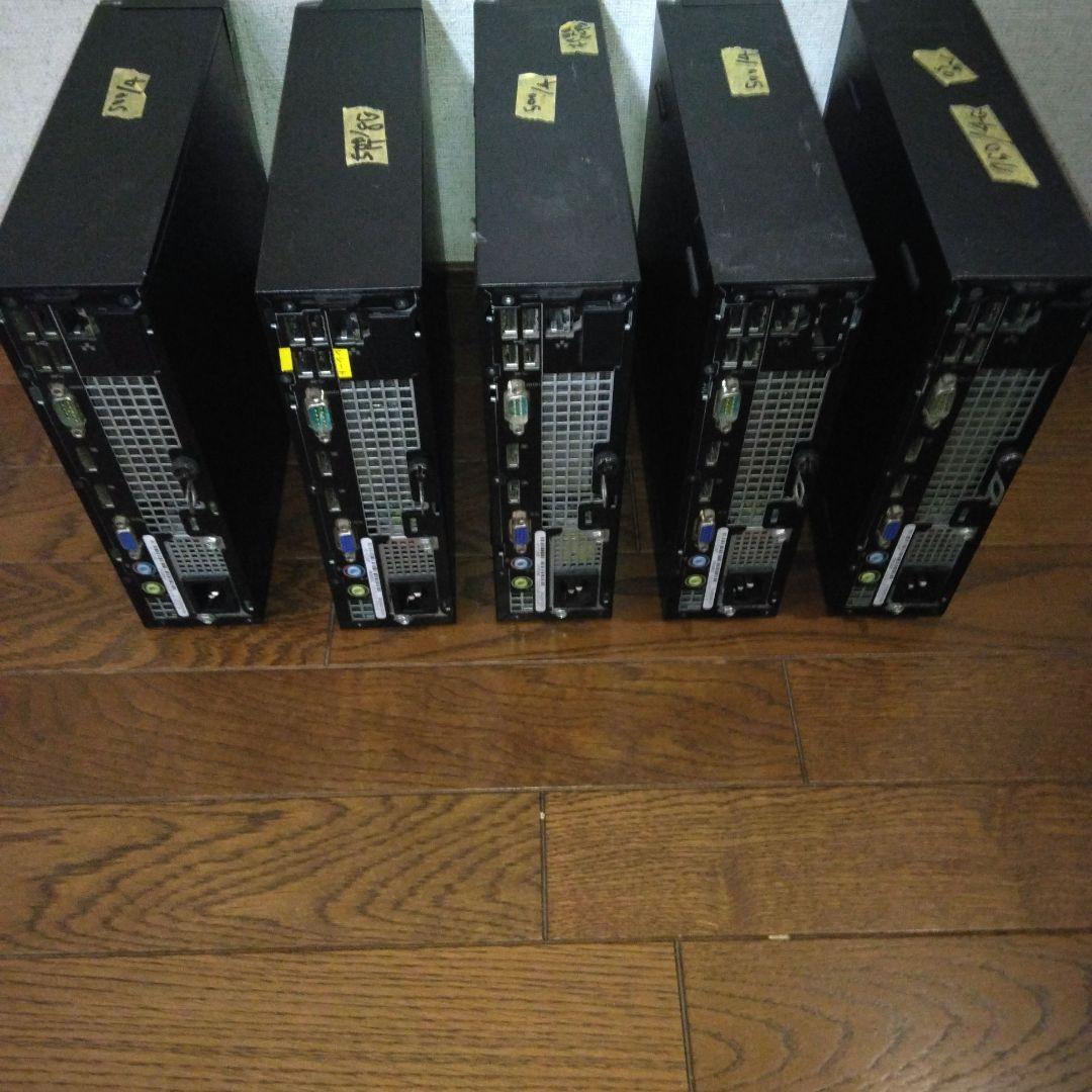 【傷等多め ジャンク扱い】DELL Optiplex 7010 5台セット